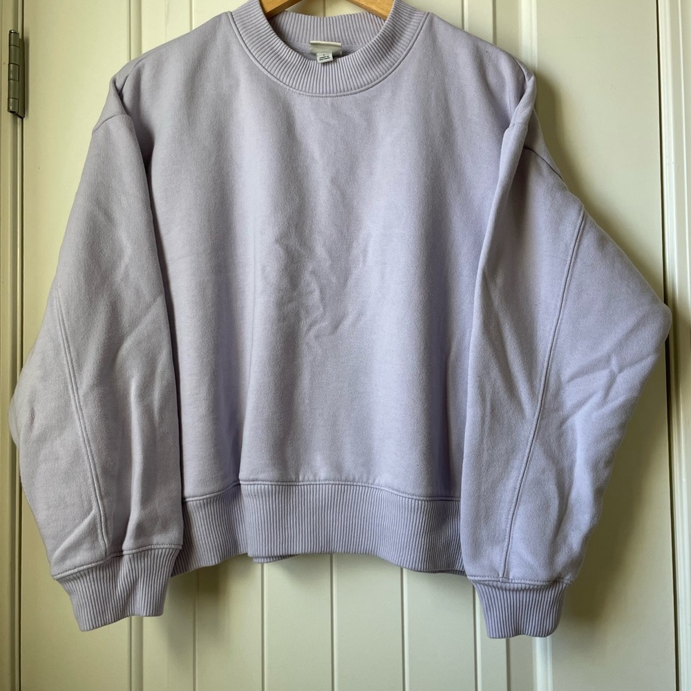 A new day lavender sweatshirt